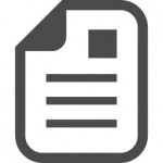 文書ファイルのフリーアイコン